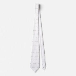 SR71 Blackbird line silhouette Tie