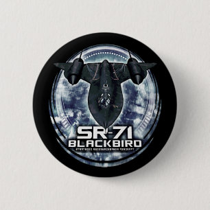 SR-71 Blackbird 2 Inch Round Button