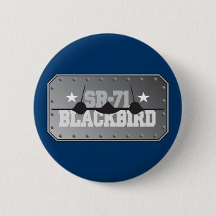 SR-71 Blackbird 2 Inch Round Button