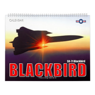 SR-71 BLACKBIRD CALENDAR