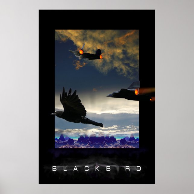 SR-71 Blackbird HIGH RANGERS Poster (Front)