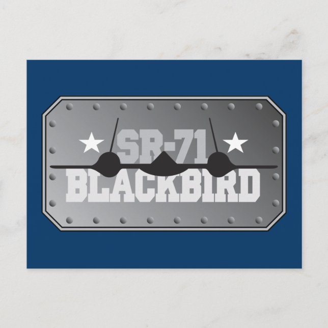 SR-71 Blackbird Postcard (Front)