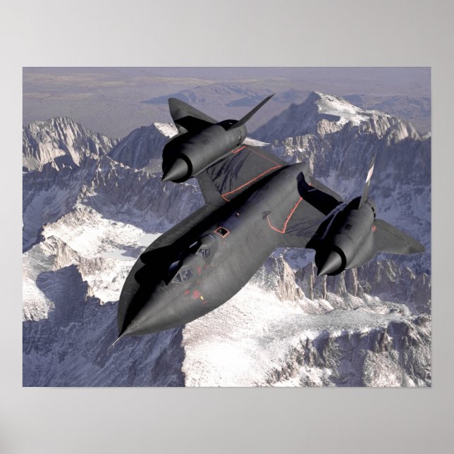 SR-71 Blackbird Poster (Front)