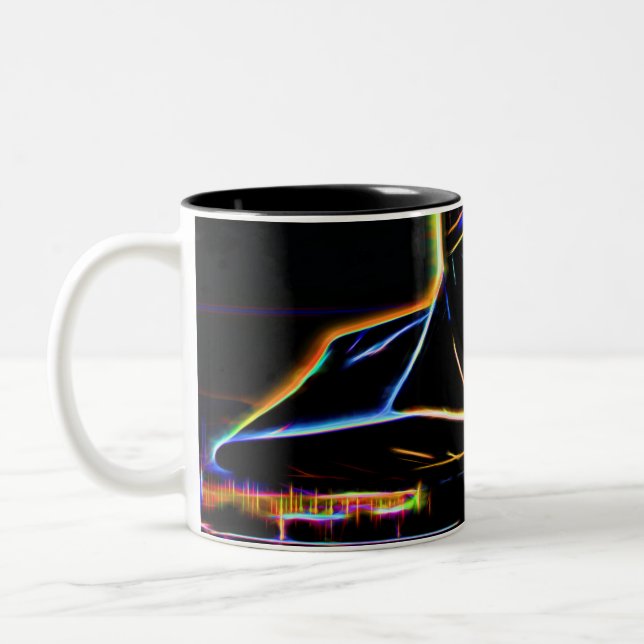 SR-71 Blackbird Two-Tone Coffee Mug (Left)