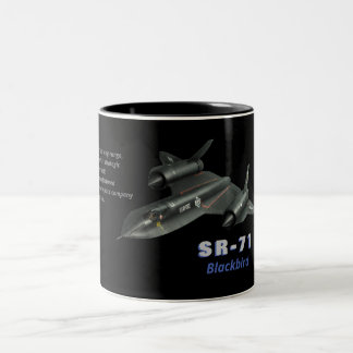 SR-71 "Blackbird" Two-Tone Coffee Mug