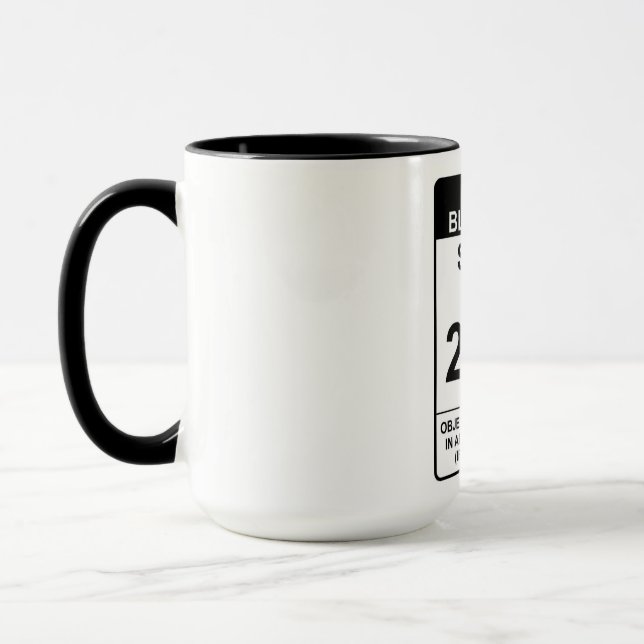 SR-71 Mug d'oiseaux noirs (Gauche)