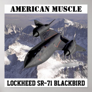 SR-71BlackbirdLockheed: AMERICAN MUSCLE Poster
