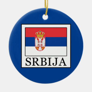 Srbija Ceramic Ornament