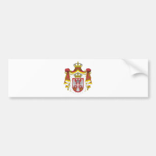 Srbija Grb -  Veliki / Serbian Coat of Arms - Big Bumper Sticker