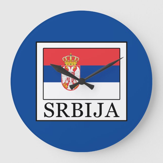 Srbija Large Clock (Front)