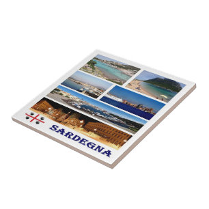 SRD042 SARDINIA, Mosaic, Italy, Tile