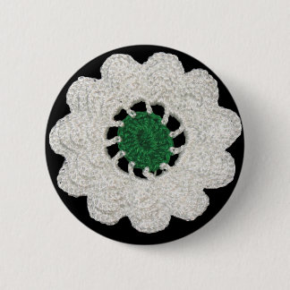 Srebrenica cvijet 2 inch round button