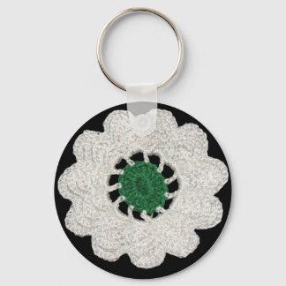 Srebrenica cvijet keychain