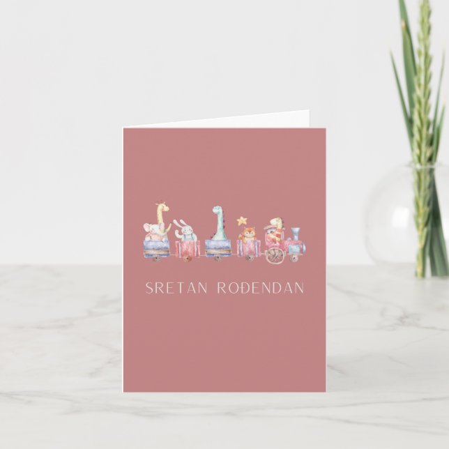 Sretan rođendan, Croatian Happy Birthday  Card (Front)