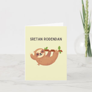 Sretan rođendan, Croatian Happy Birthday  Card