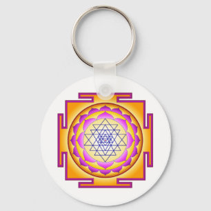 Sri Chakra Goddess Shri Lalitha Tripura Sundari Keychain