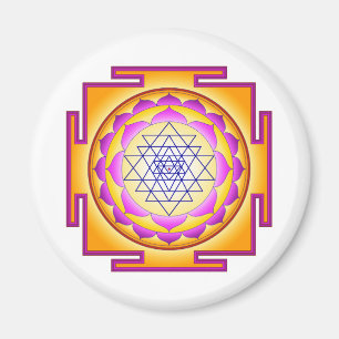 Sri Chakra Goddess Shri Lalitha Tripura Sundari Magnet
