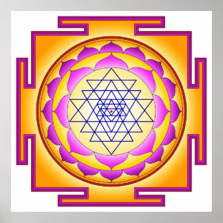 Sri Chakra Goddess Shri Lalitha Tripura Sundari Poster