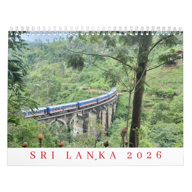 Sri Lanka 2026 calendar (Cover)