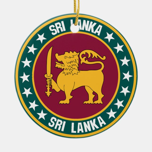 Sri Lanka                                          Ceramic Ornament (Front)