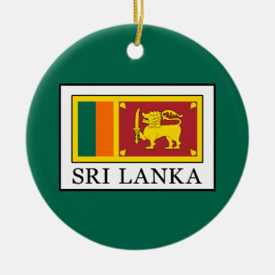  Sri  Lanka  Ceramic Ornaments  Christmas  Ornaments  Zazzle CA