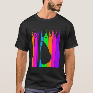 Sri Lanka Colourful Bubbles T-Shirt