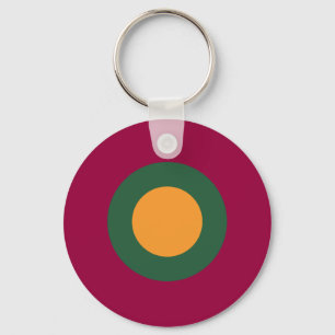 Sri Lanka country roundel flag symbol army aviatio Keychain