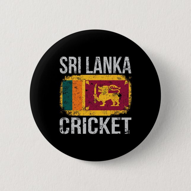 Sri Lanka Cricket  2 Inch Round Button (Front)