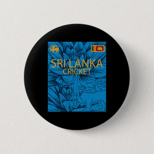 Sri Lanka Cricket Perfect For Lankan Cricket Fans 2 Inch Round Button