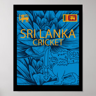 Sri Lanka Cricket Perfect For Lankan Cricket Fans Poster