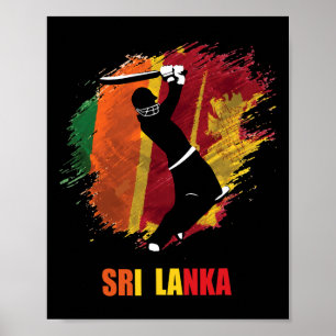 Sri Lanka Cricket Poster