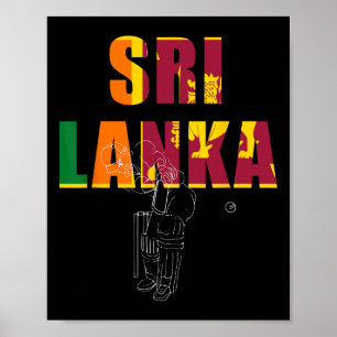 Sri Lanka Cricket Tsman  Poster