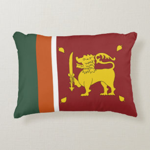 Sri Lanka flag Accent Pillow