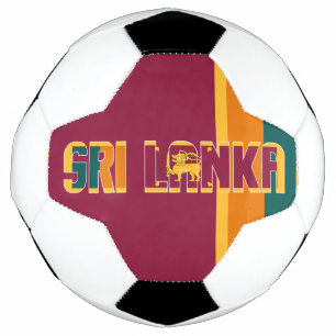 Sri Lanka Flag Adorable Patriotic Soccer Ball