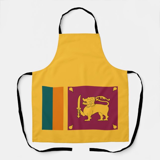 Sri Lanka Flag Apron (Front)