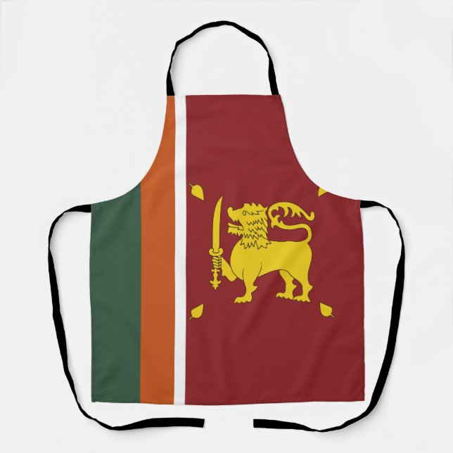 Sri Lanka flag Apron (Front)
