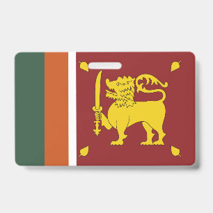 Sri Lanka flag Badge