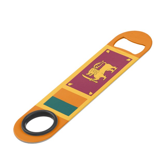 Sri Lanka Flag Bar Key (Back Angled)