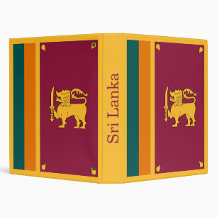 Sri Lanka Flag Binder