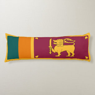Sri Lanka Flag Body Pillow