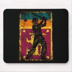 Sri Lanka Flag Cricket Jersey Fan Player Coach Mouse Pad