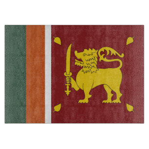 Sri Lanka flag Cutting Board
