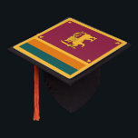 Sri Lanka Flag Graduation Cap Topper<br><div class="desc">Patriotic flag of Sri Lanka.</div>