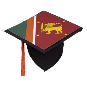 Sri Lanka flag Graduation Cap Topper