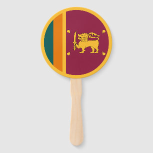 Sri Lanka Flag Hand Fan