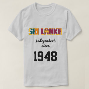 Sri Lanka Flag Independence Celebration T-Shirt