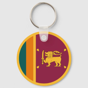 Sri Lanka Flag Keychain
