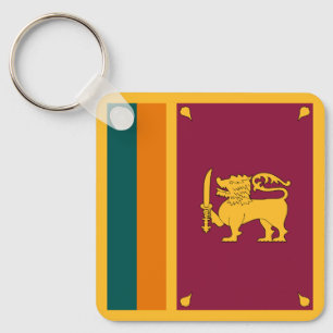 Sri Lanka Flag Keychain