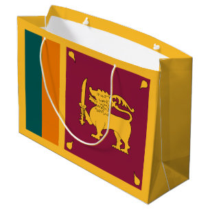Sri Lanka Flag Large Gift Bag