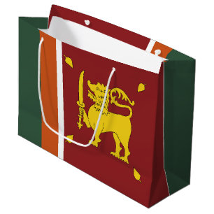 Sri Lanka flag Large Gift Bag